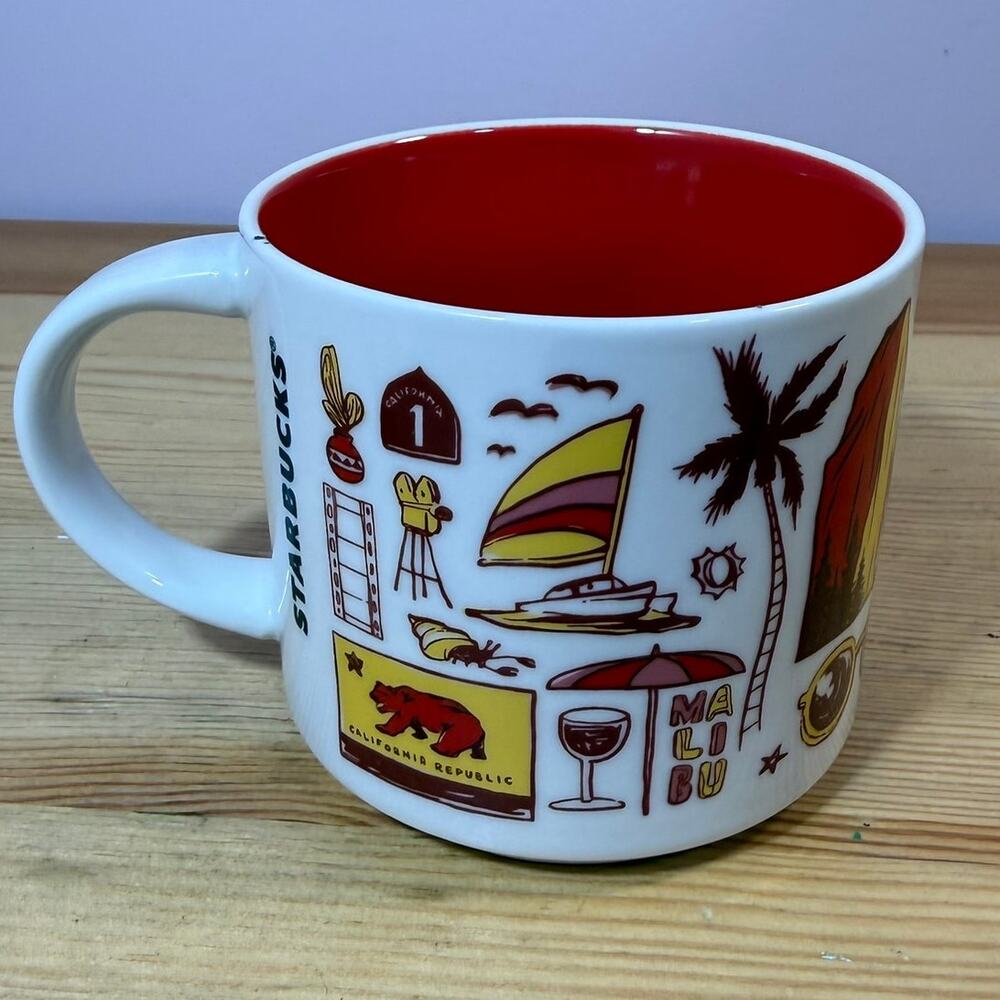 Starbucks Been There Series Malibu California 2023 14 oz Coffee Mug BWA24